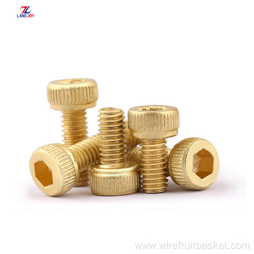 Brass socket head screw cylinder head bolt